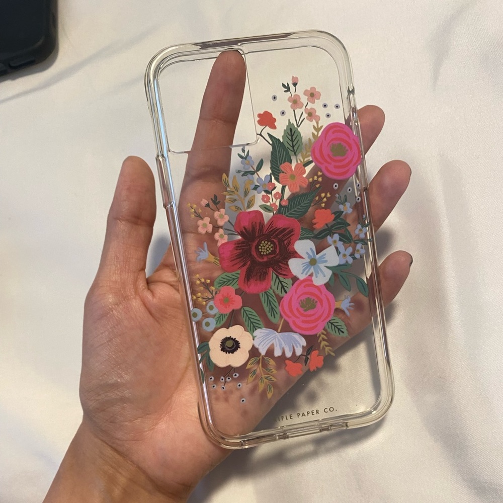 11 pro Rifle Paper & Co. Flower Case